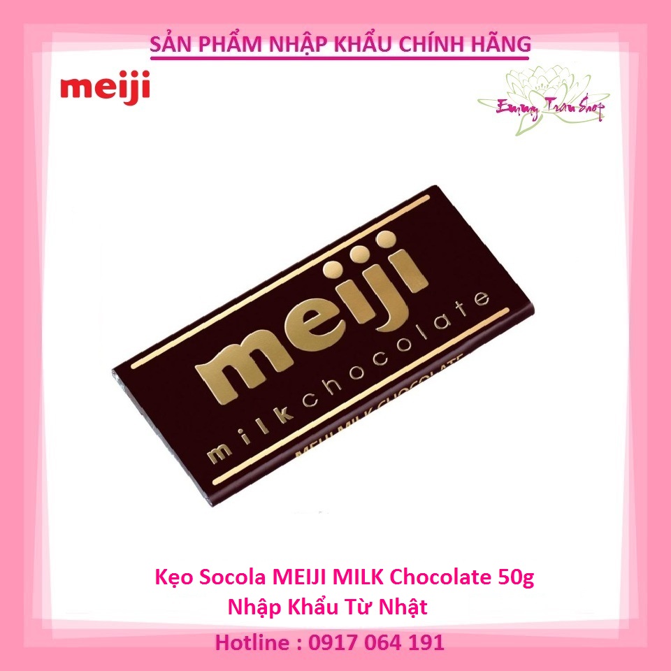 Kẹo Socola Sữa Meiji - Milk Chocolate 50gr hộp  Emmy Tran Shop  Nhập khẩu