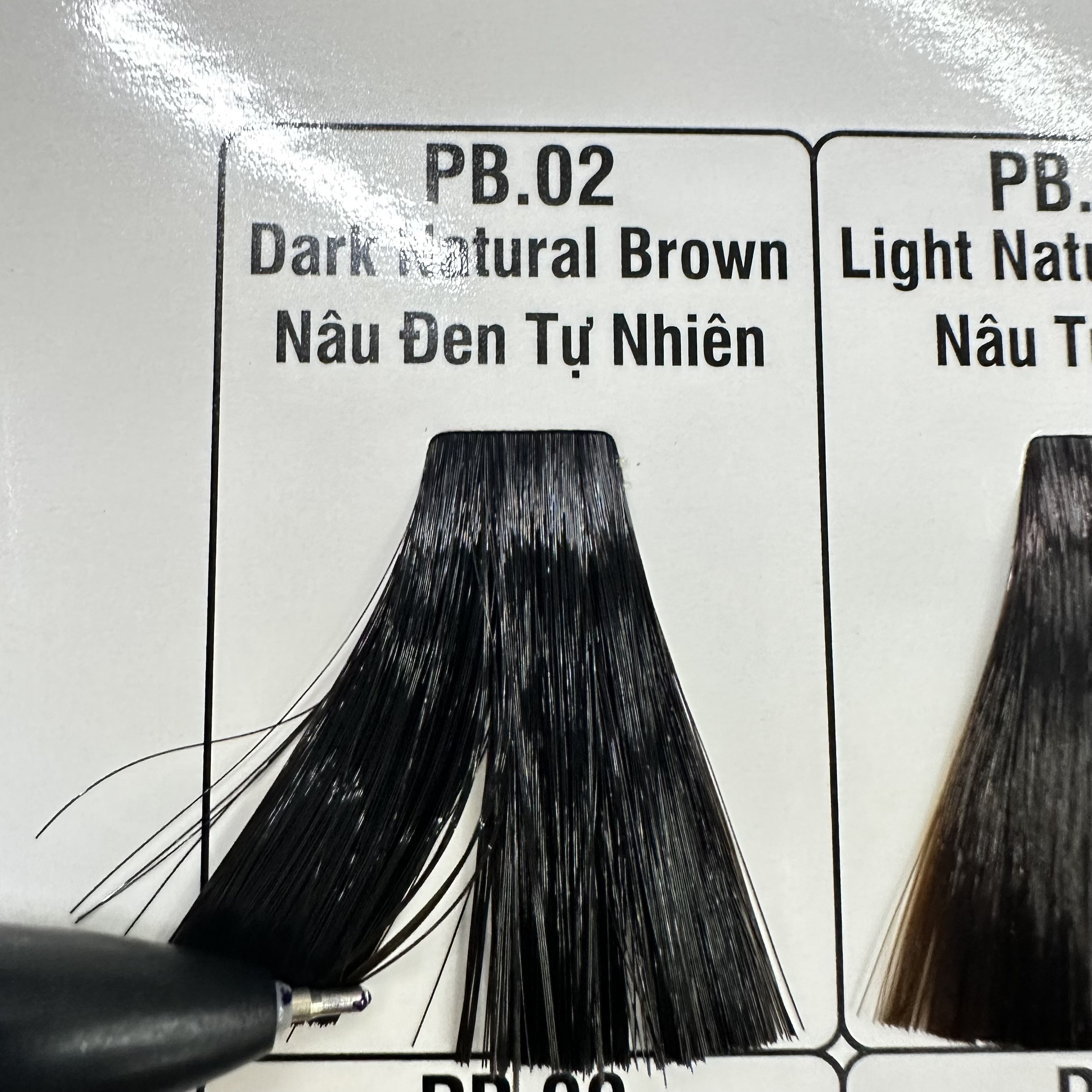 Màu rory phủ bạc nâu đen 100ml