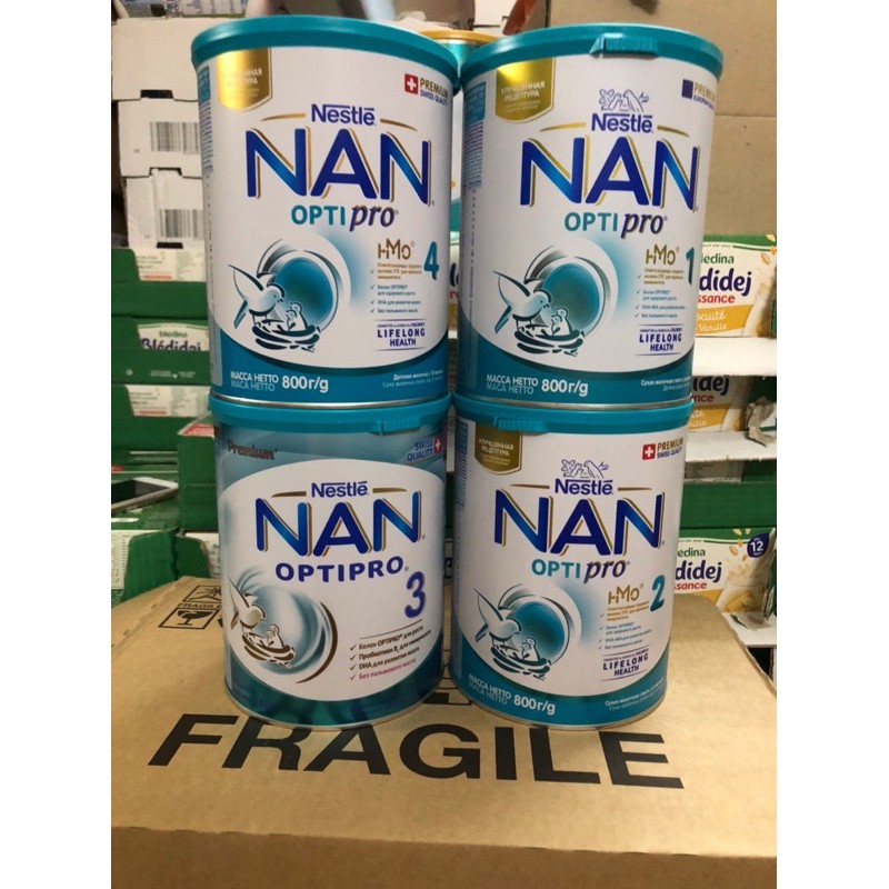 Sữa Nan Nga HMO Số 1-2-3-4 800G[ Hàng Chuẩn] Date 2023