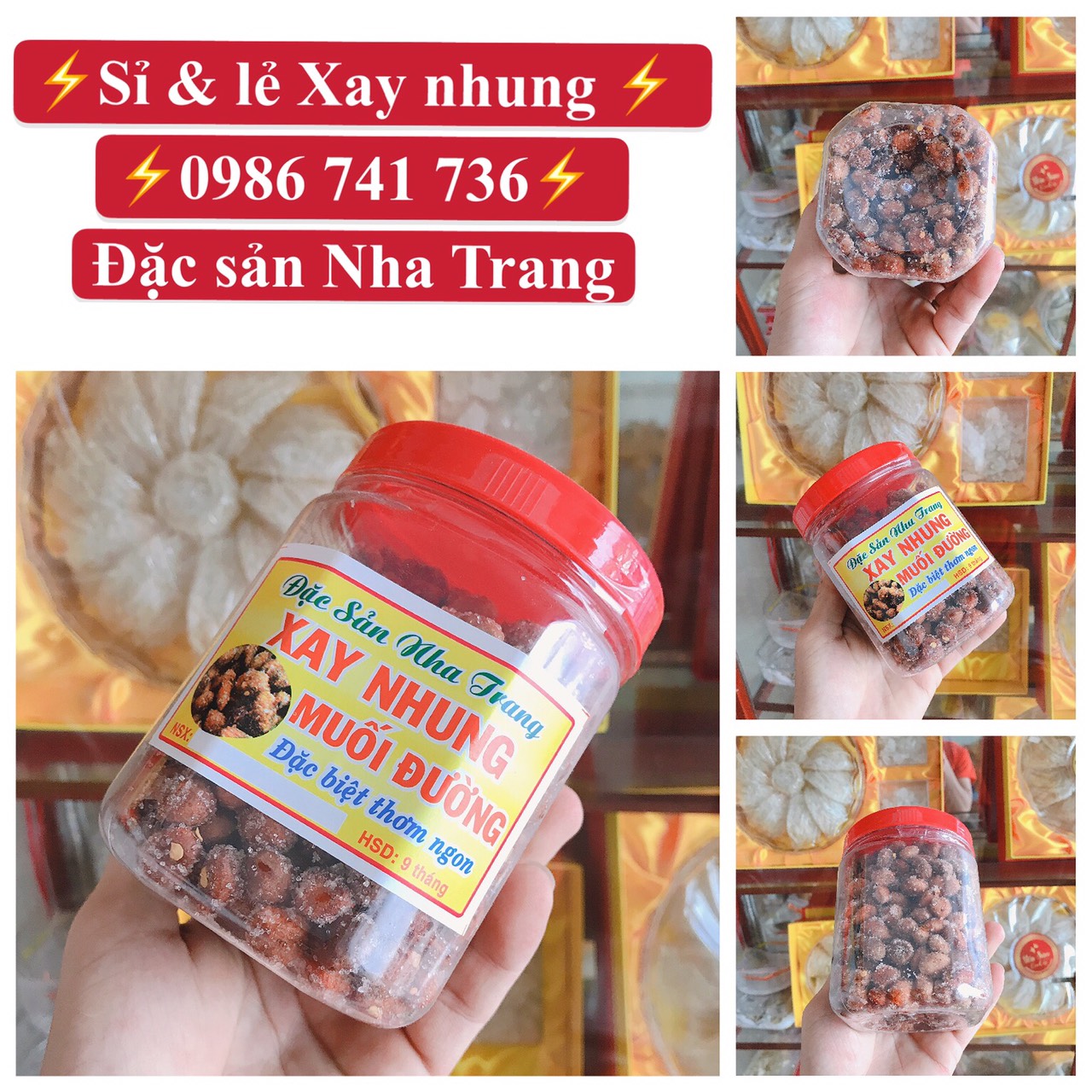 Xay Nhung Lắc Muối ớt hũ 150gram