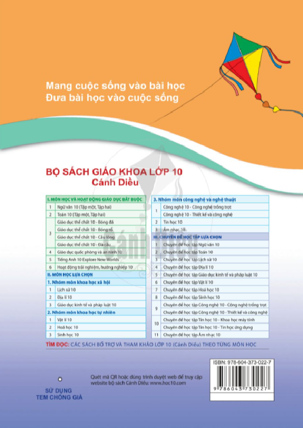 Bài Tập Lịch Sử lớp 10 - Canh dieu
