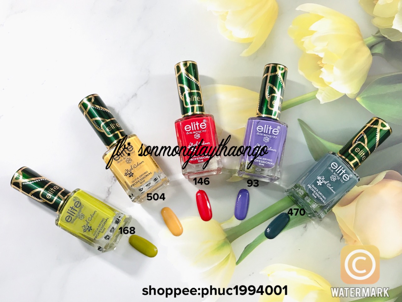 Sản phẩm mới Sơn móng tay Gel lạnh Elite 16ml ( không cần hơ đèn)