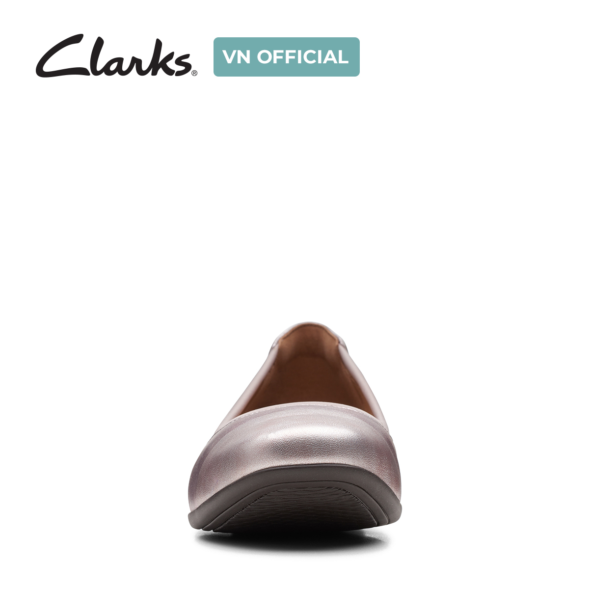 Giày Búp Bê Da Nữ Clarks - Un Darcey Cap2