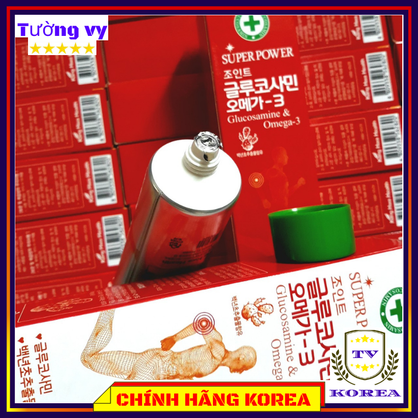 Dầu lạnh hàn quốc Glucosamine Omega 3 đặc biệt, tuýp 165ml