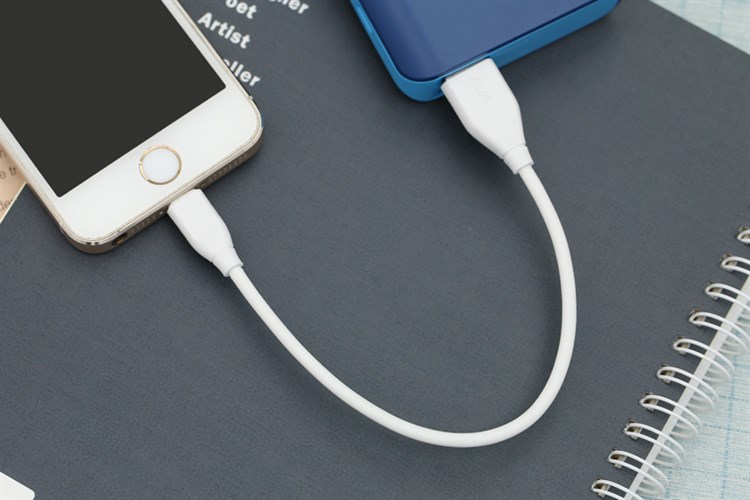 Cáp Lightning USB 20cm AVA cho Iphone, Ipad