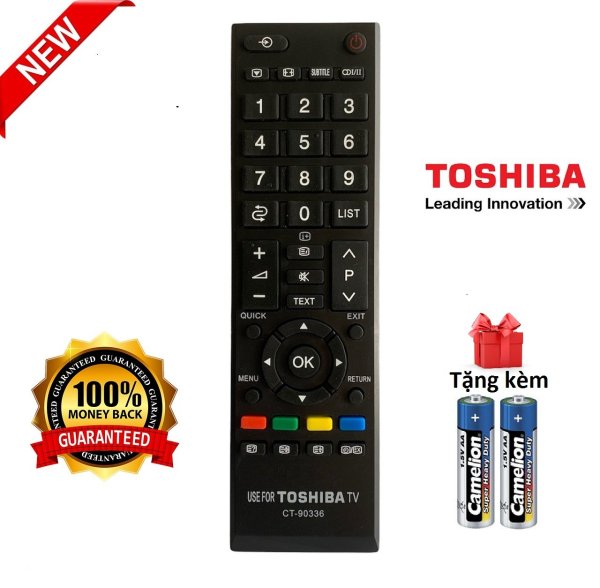 Bảng giá Điều khiển tivi Toshiba các dòng remote Toshiba led/lcd/smart - Hàng tốt [ tặng kèm pin ]