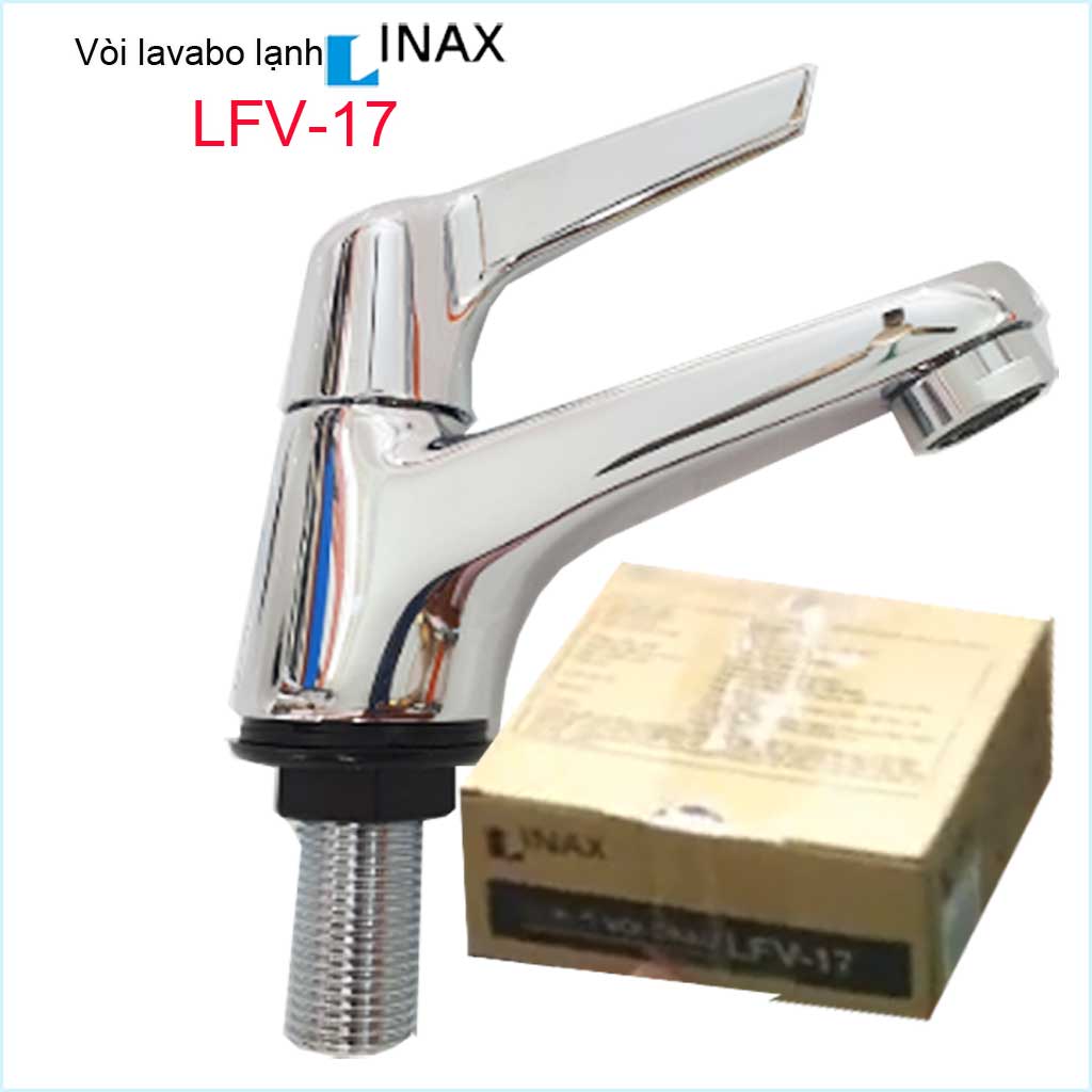 Vòi lavabo lạnh Inax KAG-LFV17, Vòi chậu rửa Inax chính hãng Nhật Bản nước mạnh sử dụng siêu bền