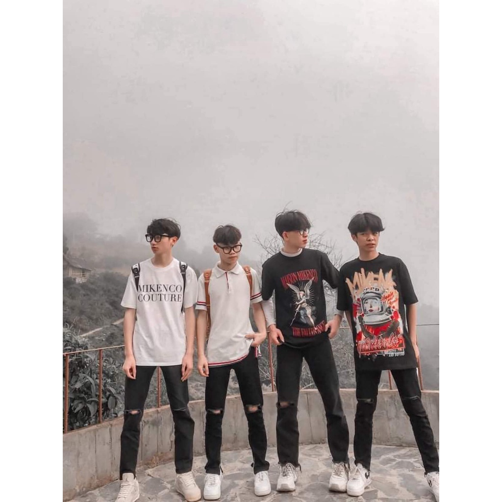 Áo Phông Oversize Mikenco Fallen Angle Thiên Thần Các Mẫu Ảnh Thật