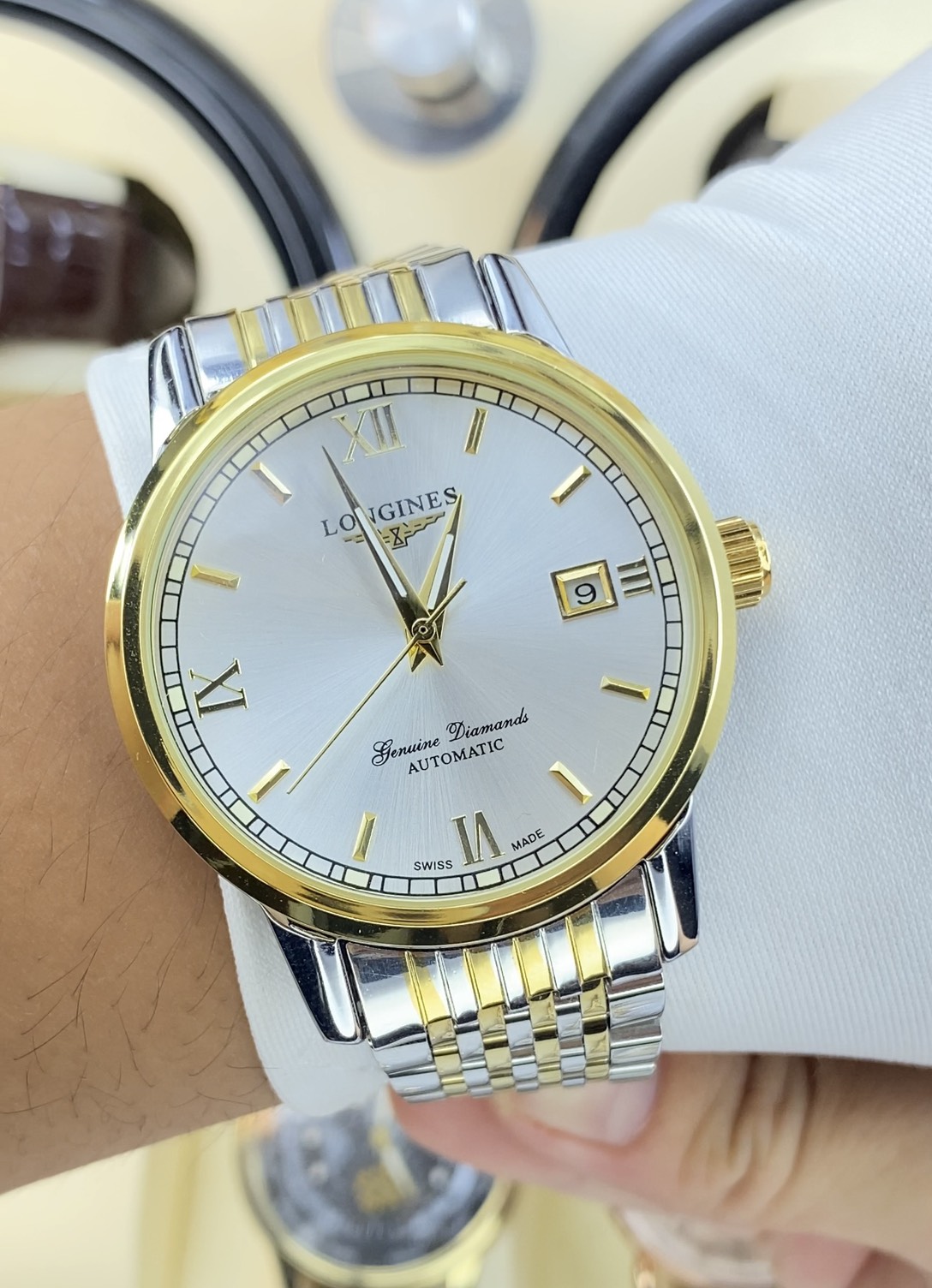 [Máy cơ - Automatic] Đồng Hồ Nam LONG.GIENS Dây thép chống gỉ