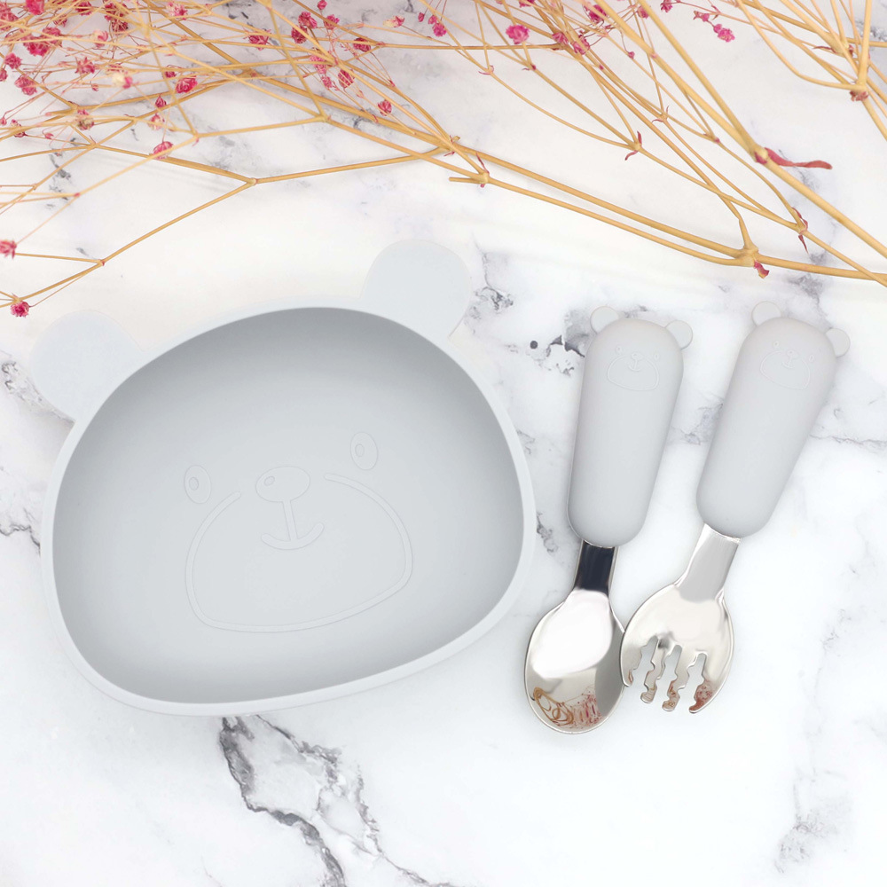 Bát ăn dặm cho bé silicon chống đổ cho bé ăn dặm