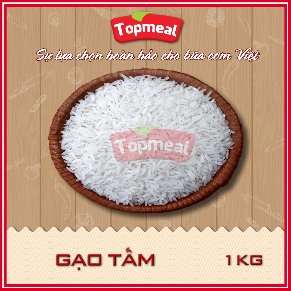 HCM - Gạo tấm (1 kg) - [Giao nhanh TPHCM]