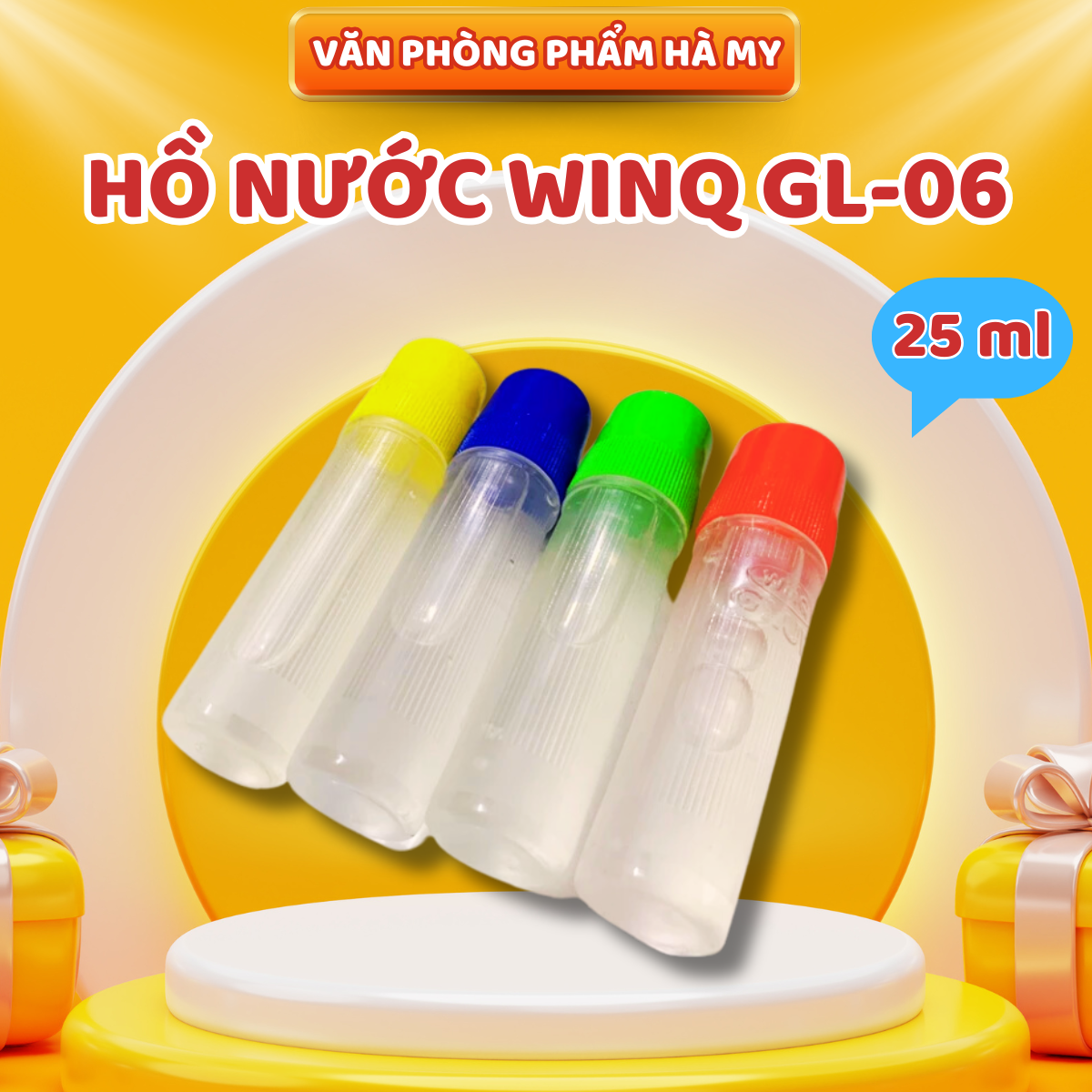 Combo 5 Chai Keo Dán Đầu Lưới WinQ 25ml GL-06 Nhỏ Gọn Tiện Lợi