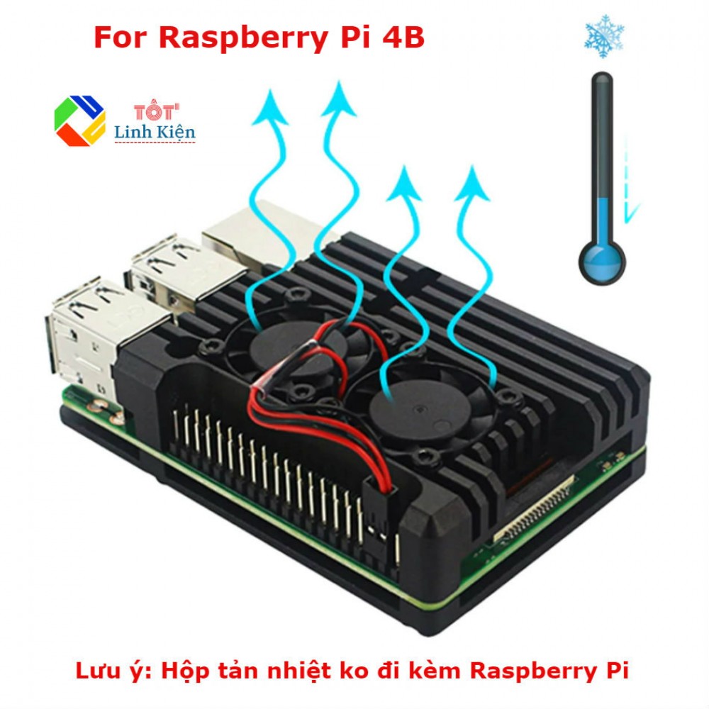[Best Combo] Combo Raspberry Pi 4B chính hãng tối ưu