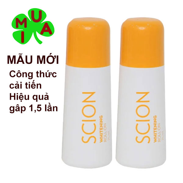 HÀNG CHUẨN Combo 2 Lăn khử mùi Scion Nuskin 75ml giúp giảm hôi nách hiệu quả mẫu mới
