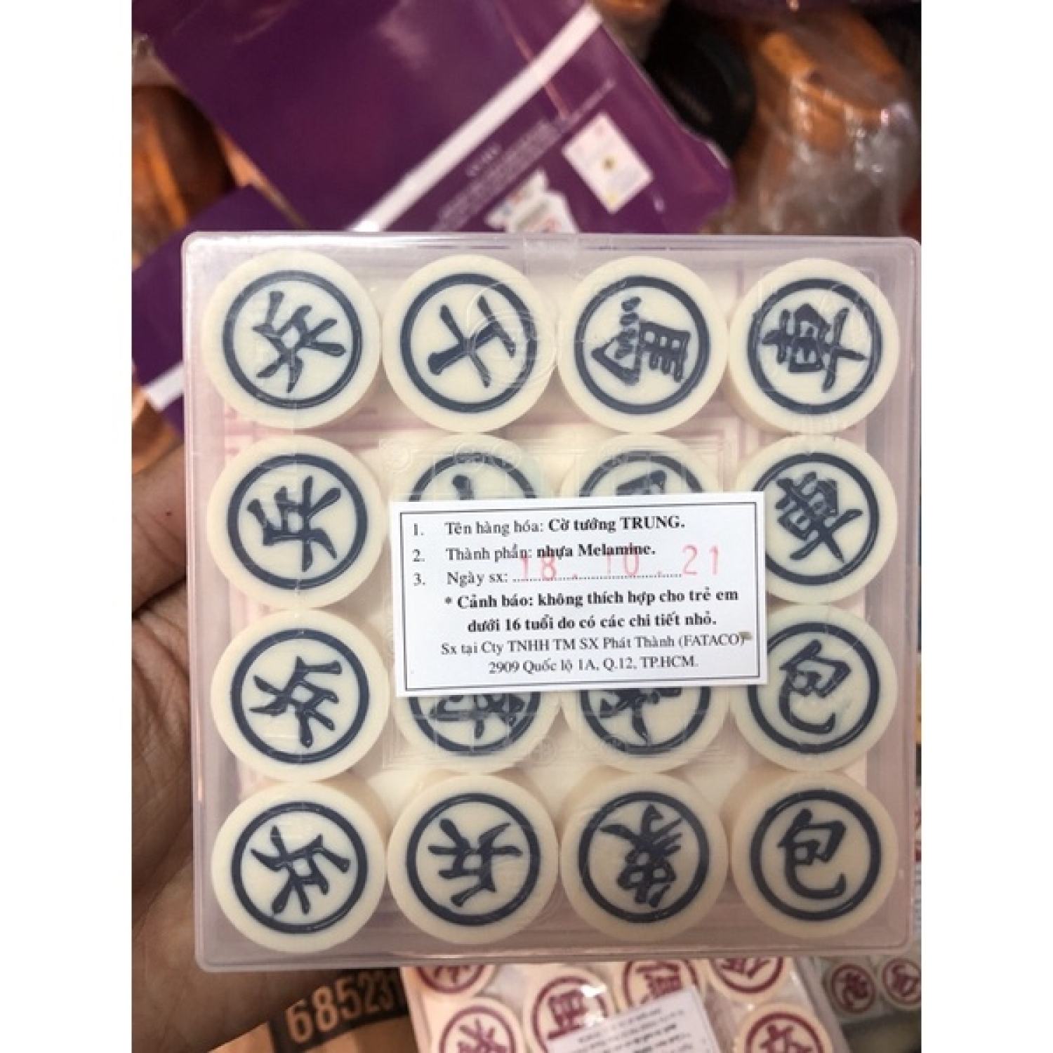 Bộ cờ tướng nhựa đặc Melamin size tiểu/trυng/đại