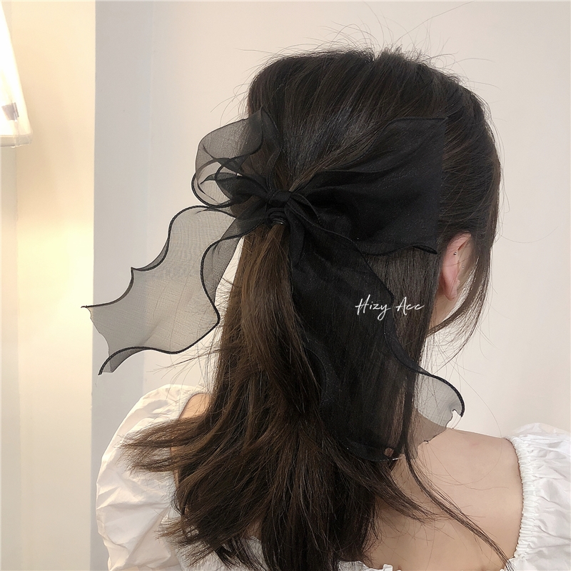 [HCM]Cột tóc nơ mây ( voan ) dịu dàng mong manh TOC07