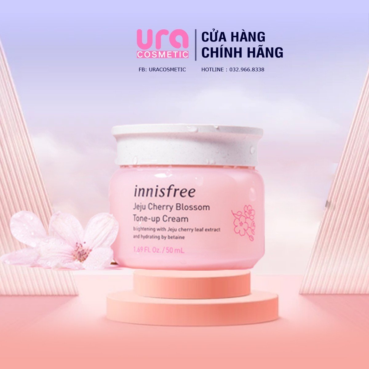Kem dưỡng trắng Innisfree Cherry Blossom
