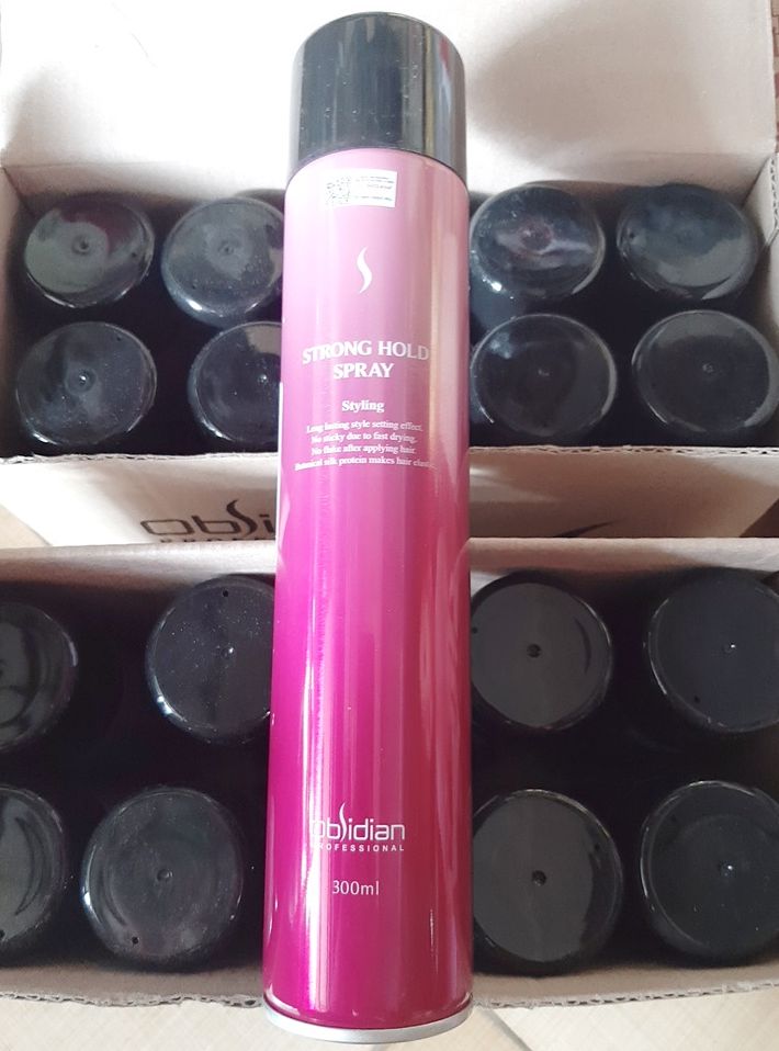 KEO XỊT TÓC CỨNG OBSIDIAN STRONG HOLD SPRAY 300 ML
