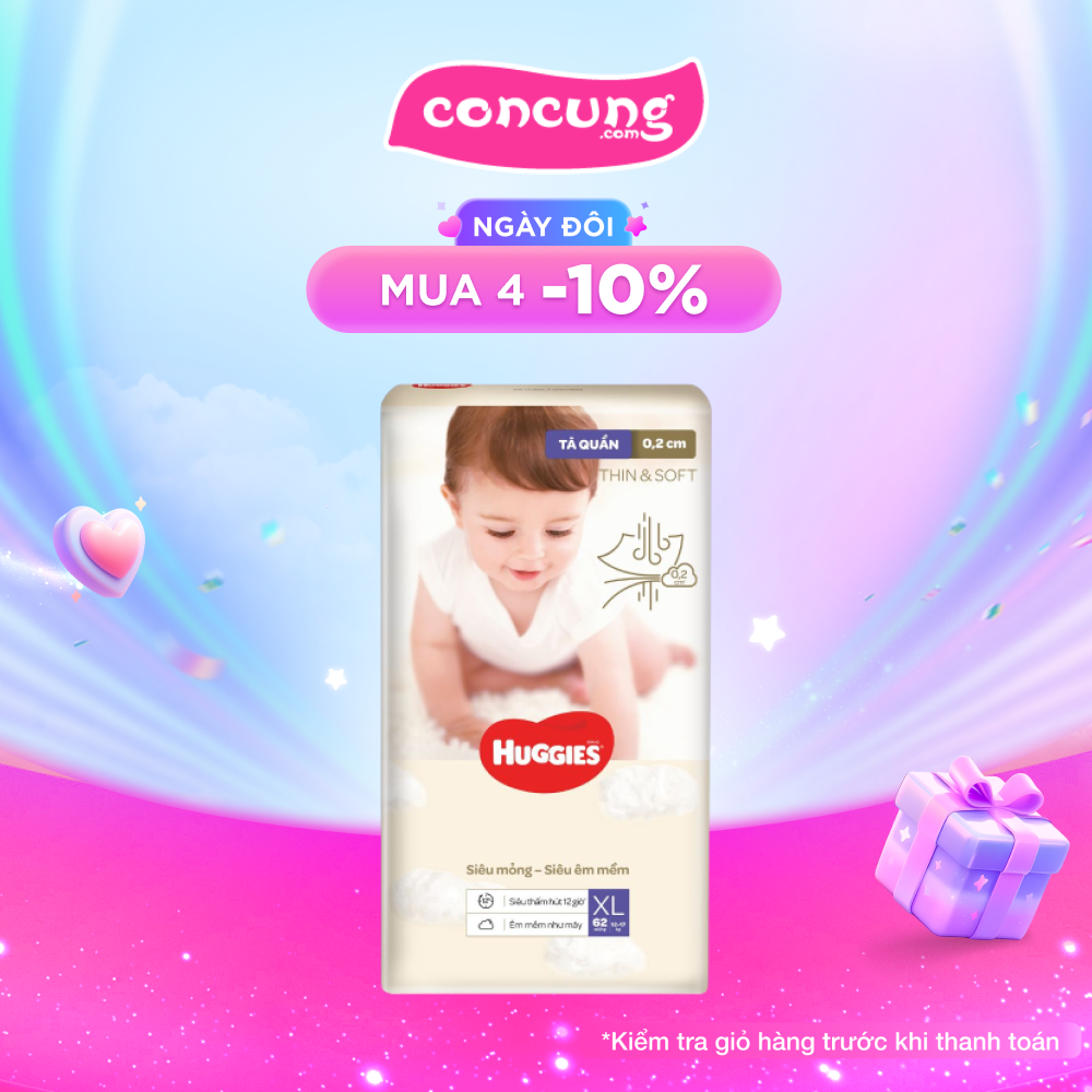 Tã quần Huggies Thin & Soft