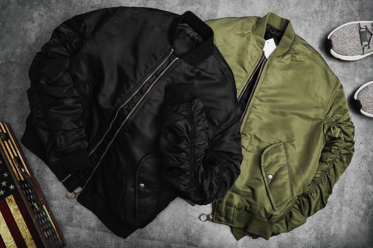 >> BÁO GIÁ ÁO KHOÁC BOMBER NAM KHÓA ĐỒNG 3 LỚP LÓT BÔNG DÁNG PILOT SÀNH ĐIỆU | Shopee Lazada Sendo Tiki mới nhất 61 Áo khoác dù nam nữ Pilot khóa đồng trần bông cực ấm cho mùa đông không lạnh