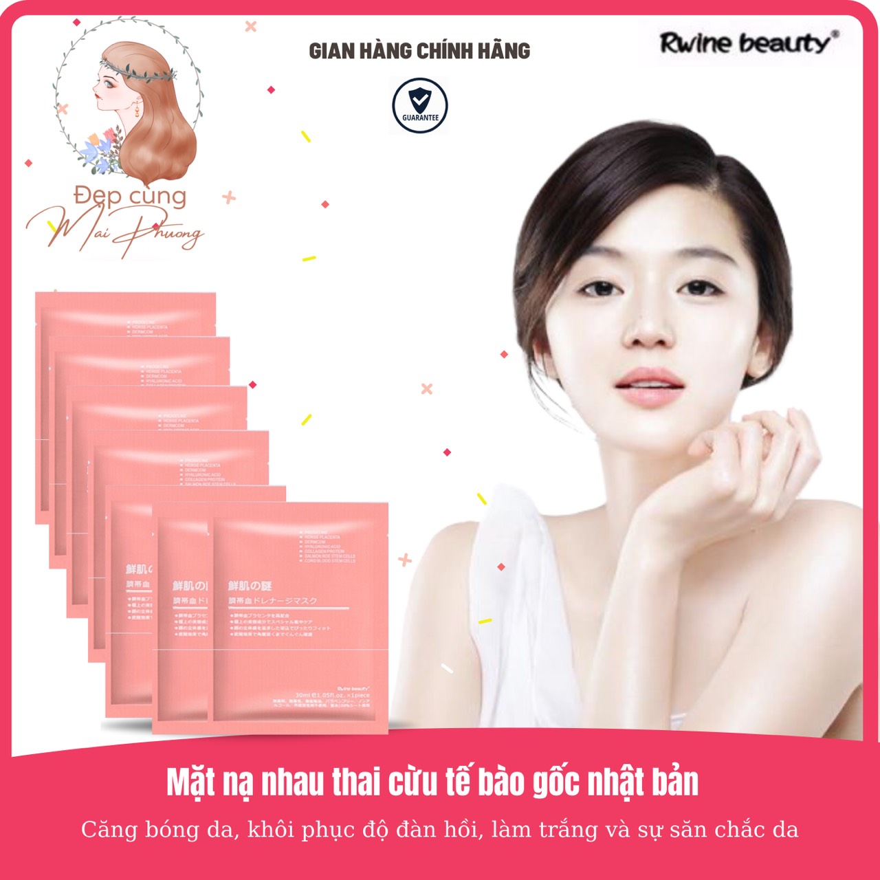 Mặt nạ nhau thai cừu nhật bản (1 miếng)