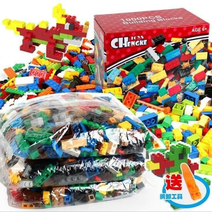 GOODMAKET-Bộ đồ chơi legoo lắp ráp 1000 chi tiết-Bộ lego lắp ráp1000 chi tiết - Đồ chơi xếp hình phát triển trẻ toàn d0iện - Bộ ghép hình ,lắp ghép sáng tạo cho bé