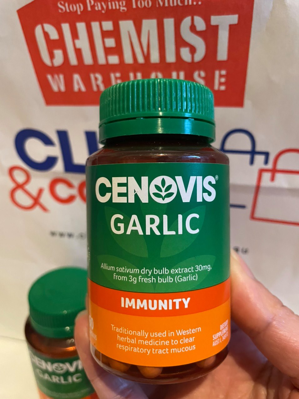 Cenovis Garlic Immunity 60 Capsules - Tinh dầu tỏi Cenovis