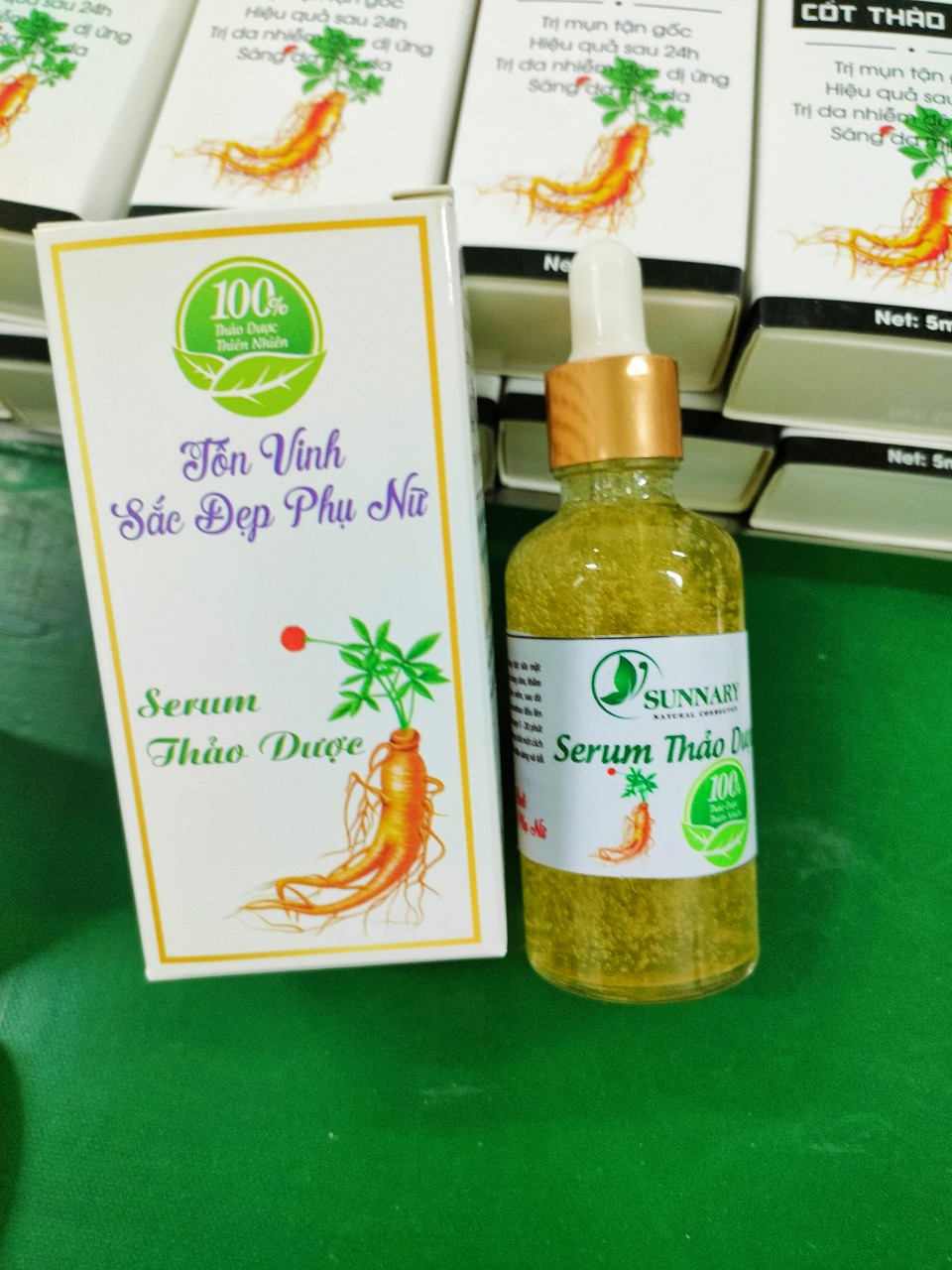 SP SỈ THẢO DƯỢC Serum nghệ tây saffon  30ml Sunary dưỡng ẩm cang bóng trắng hồng sau tái tạo tinh chất thiên nhiên Tăng sức đề kháng cho da tạo lớp màng bảo vệ da trước tác động của môi trường