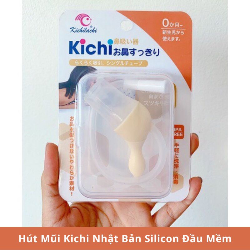 Hút Mũi Kichi Nhật Bản Silicon Đầu Mềm Cho Bé