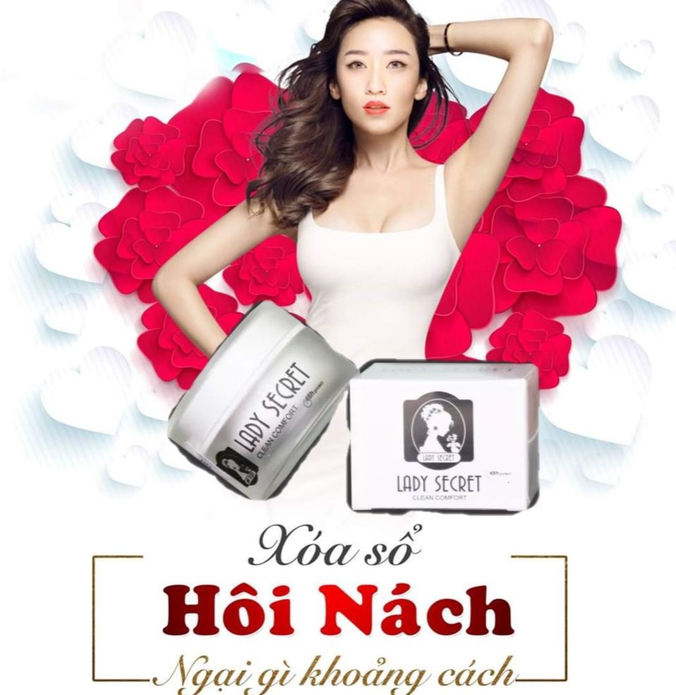 lady secret Phấn triị hôi nách thâm nách cao cấp