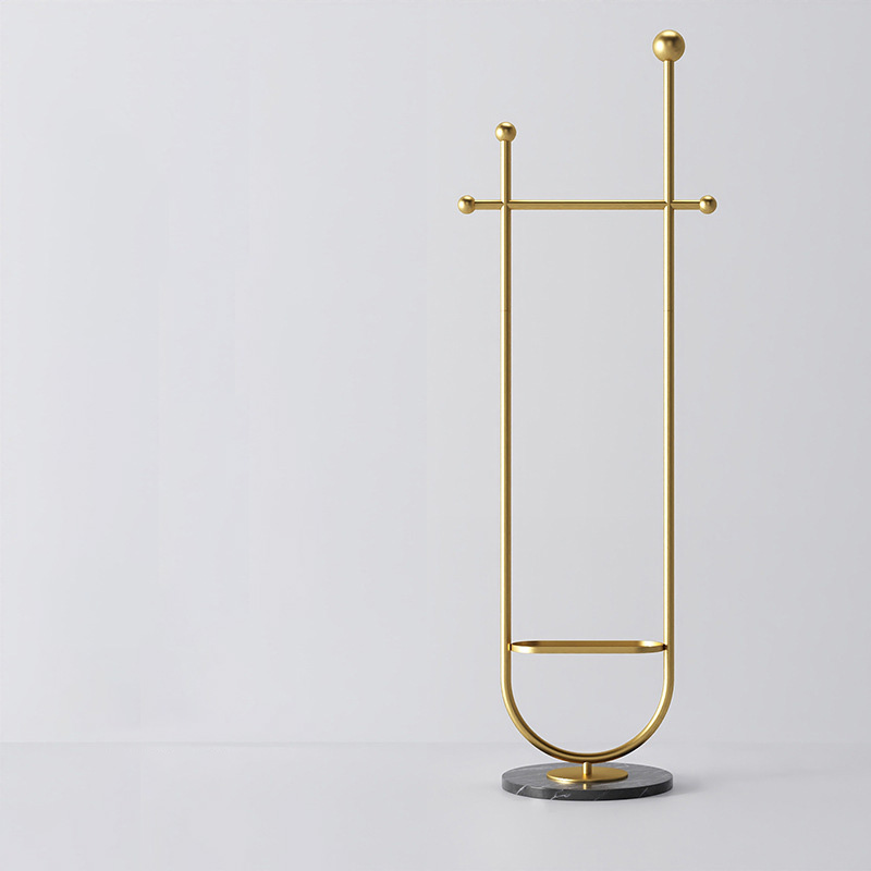 Luxury clothes racks are on the ground, and the clothes racks in the family bedroom do not occupy the drying space. The clothes collection racks in the room are equipped with furniture