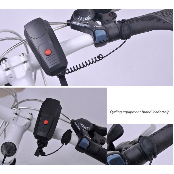 Còi xe đạp siêu lớn xe đạp xe đạp mtb tay cầm chuông còi điện tử công suất cao 100db gắn xe đạp