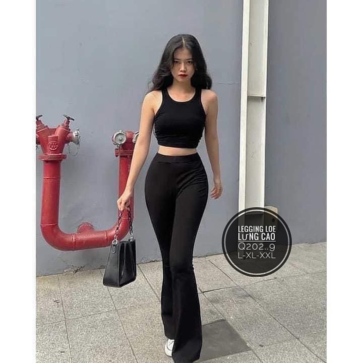 BIGSIZE [THUN + LƯNG CHUN] QUẦN LOE LEGGING HÁCH DÁNG