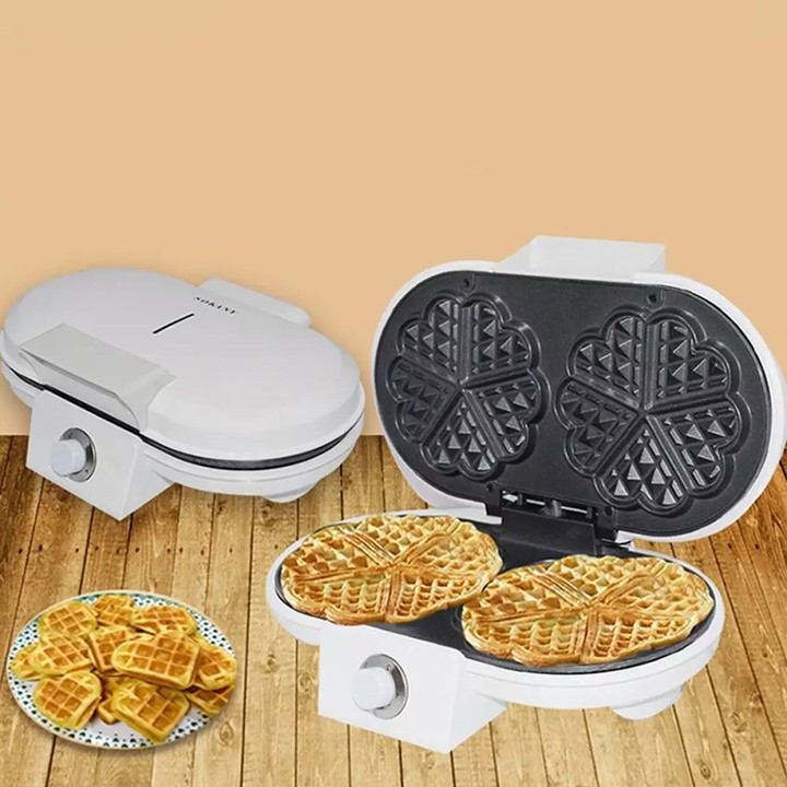 Máy Làm Bánh Waffle Tổ Ong Đôi