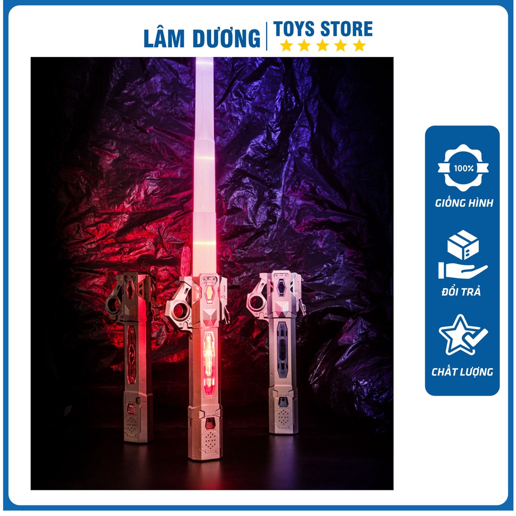 Kiếm Ánh Sáng Lazer Phiên Bản Mới Có Thể Ghép Đôi Sử Dụng Pin Sạc Type C LÂM DƯƠNG TOYS