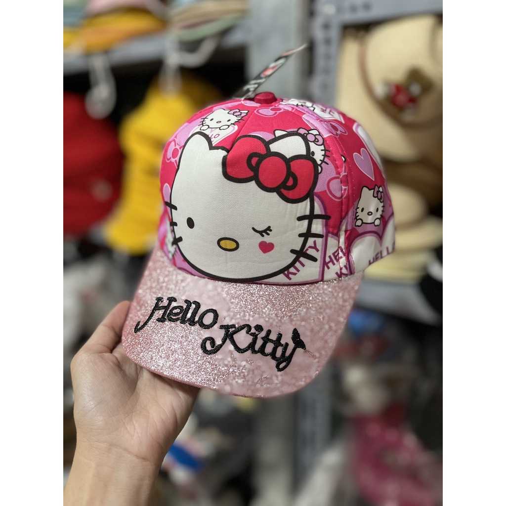NÓN KẾT HELLO KITTY CHO BÉ GÁI 2-6 TUỔI