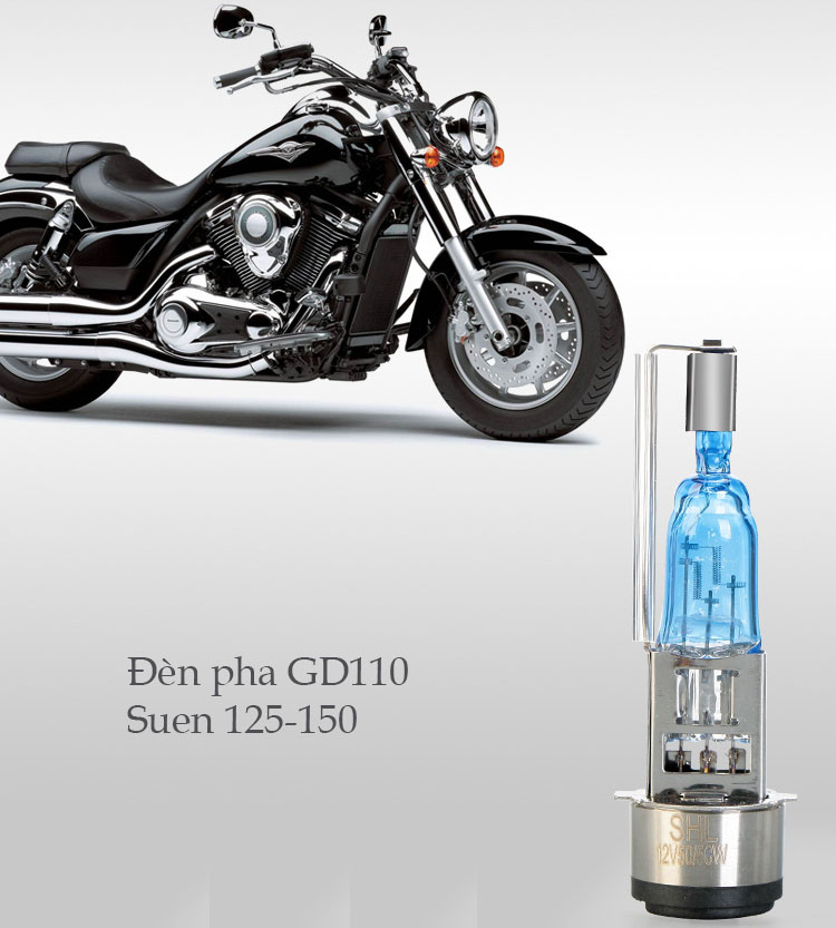 Bóng đèn pha halogen gd110 en150 scr hj125 50w