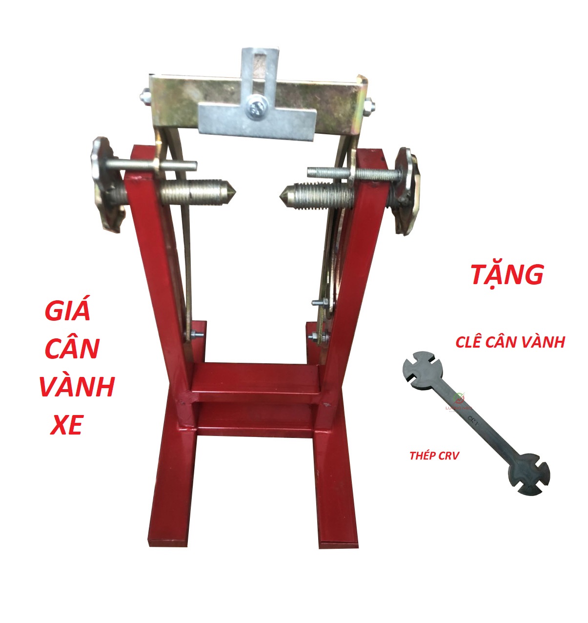 GIÁ CÂN VÀNH XE MÁY ( TẶNG KÈM CLÊ CÂN VÀNH )