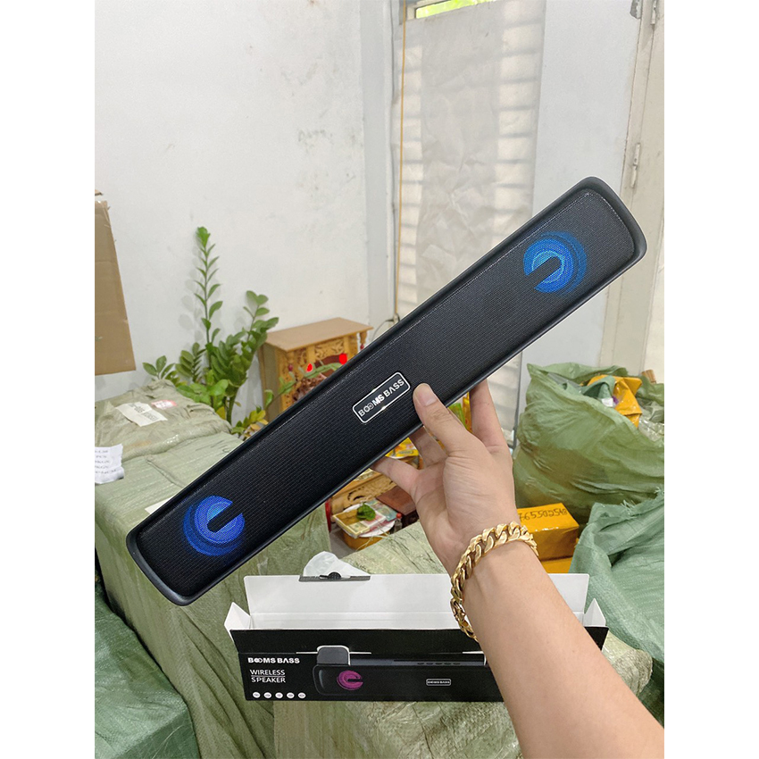 [SIÊU HOT 2021] Loa Bluetooth BoomBass cao cấp, loa di dộng Bluetooth Boombass L31 âm thanh trong bass cực chất, loa bluetooth mini cầm tay với thiết kế dải âm thanh rộng, sống động, kiểu dáng kèm đèn led sang trọng - Giadungbv247