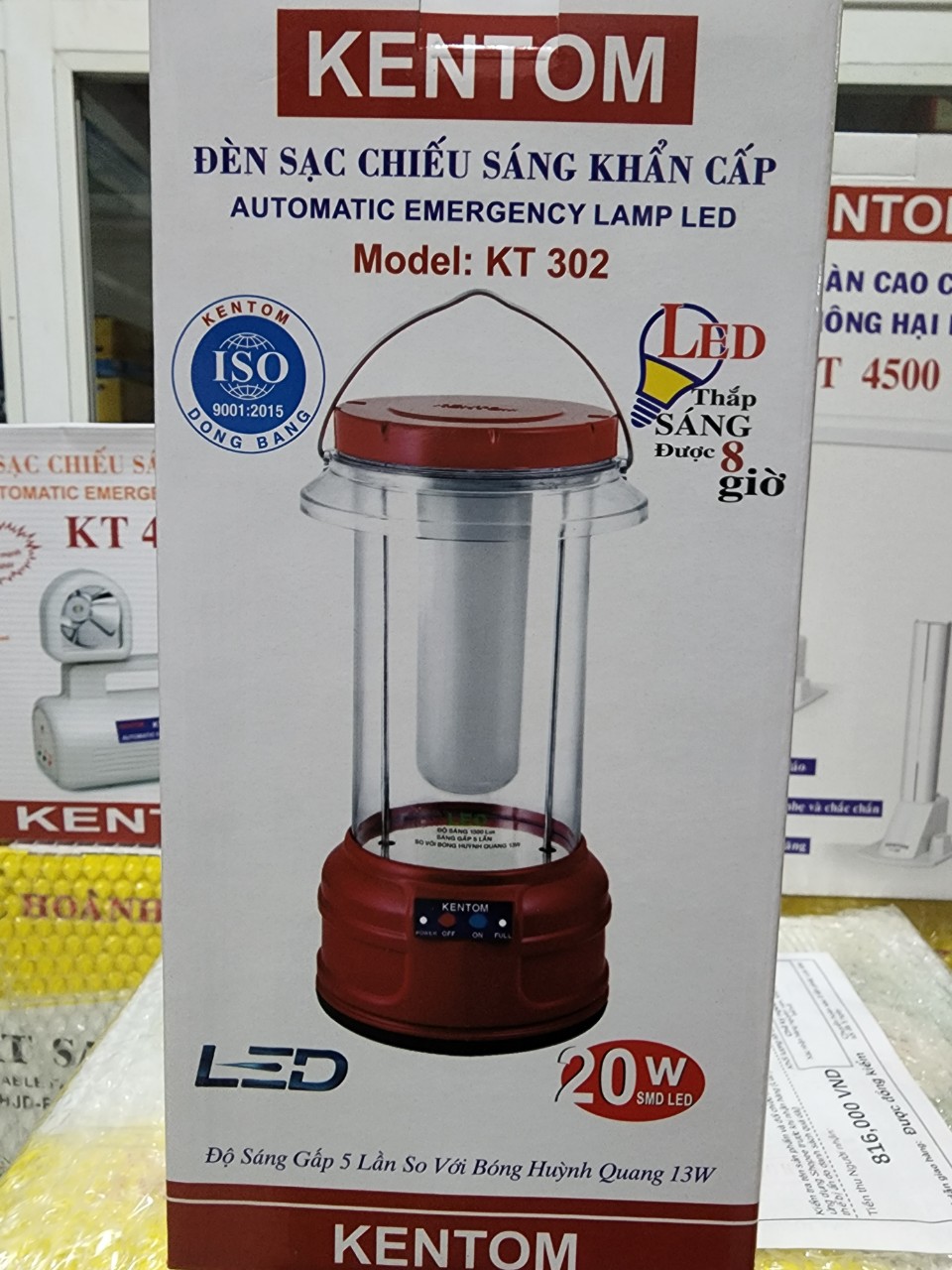 [HCM]ĐÈN SẠC CHIẾU SÁNG KHẨN CẤP KT 302