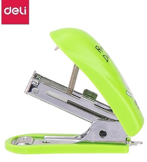 Dập ghim mini số 10 + hộp kim Deli - E0253