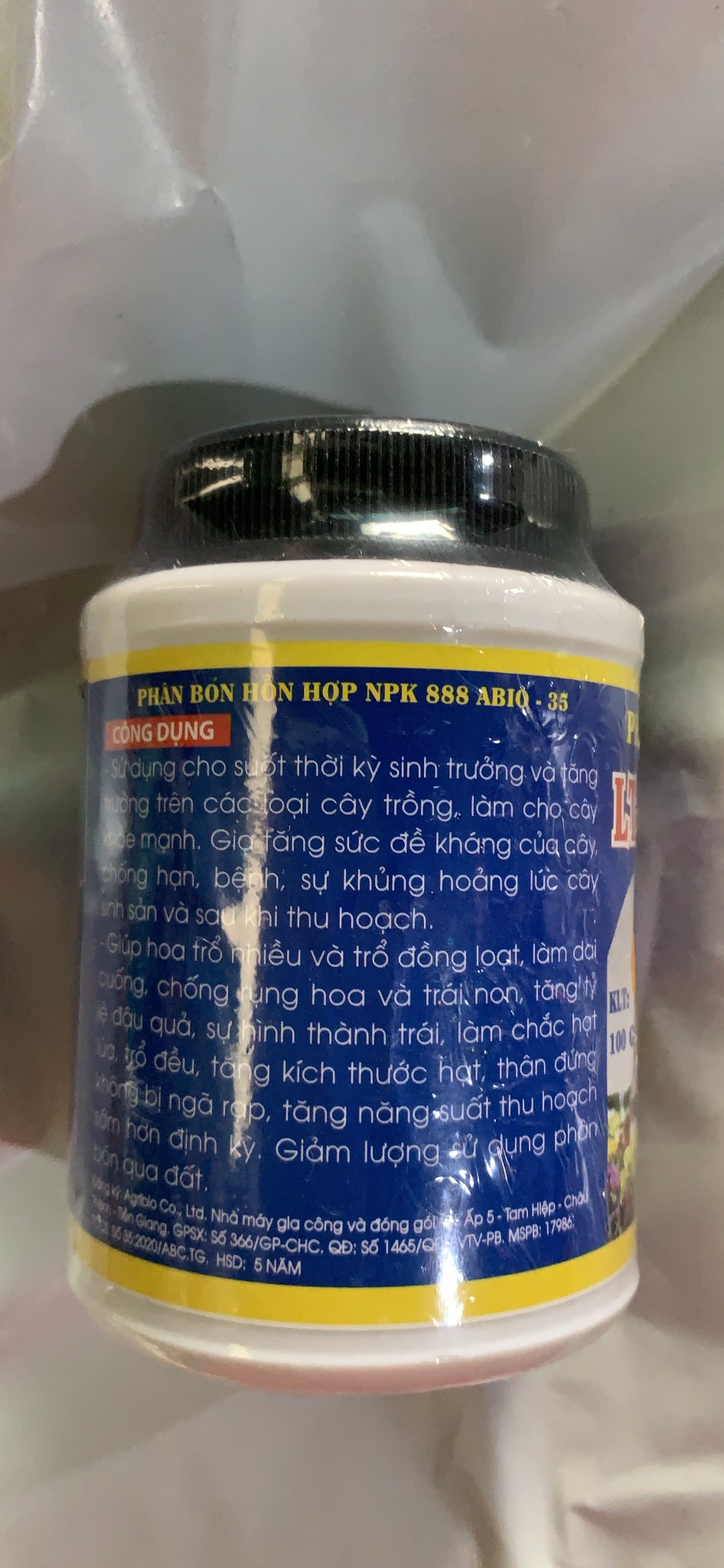 PHÂN NPK 0-40-40+TE KÍCH THÍCH RA HOA  Lọ 100gr TD