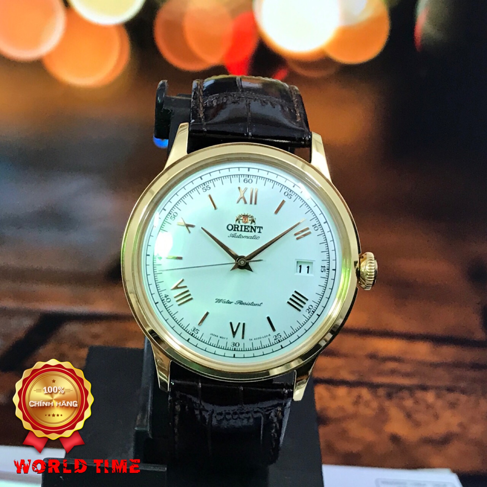 Đồng hồ Nam ORIENT FAC00007W0 [ chính hãng Full Box, thẻ bảo hành hãng] - Dây da cao cấp