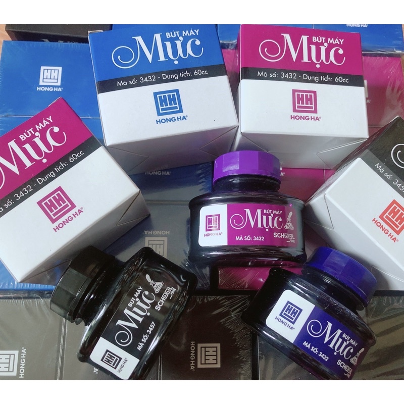 Mực Hồng Hà Màu Tím mã 3432