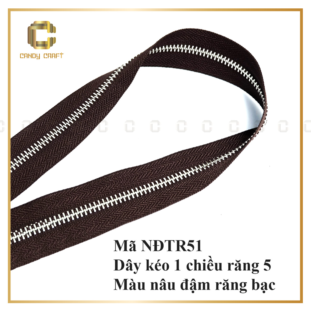 [HCM]Dây kéo 1 chiều răng 5  (chưa kèm đầu khóa) - phụ kiện làm túi xách