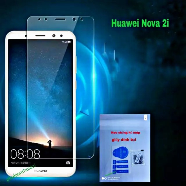 Kính cường lực Huawei Nova 2i / Nova 3i / Mate 20 / Mate 20X trong suốt tặng keo chống hở mép 9H /2.5D