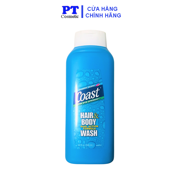 Sữa Tắm Coast - Dầu Tắm Gội Coast Mỹ 2 in 1 Coast Hair & Body Wash Classic