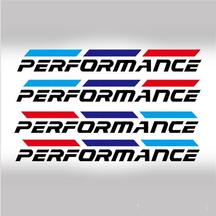 [HCM]Bộ 4 tem dán tay nắm cửa xe ô tô Performance 02