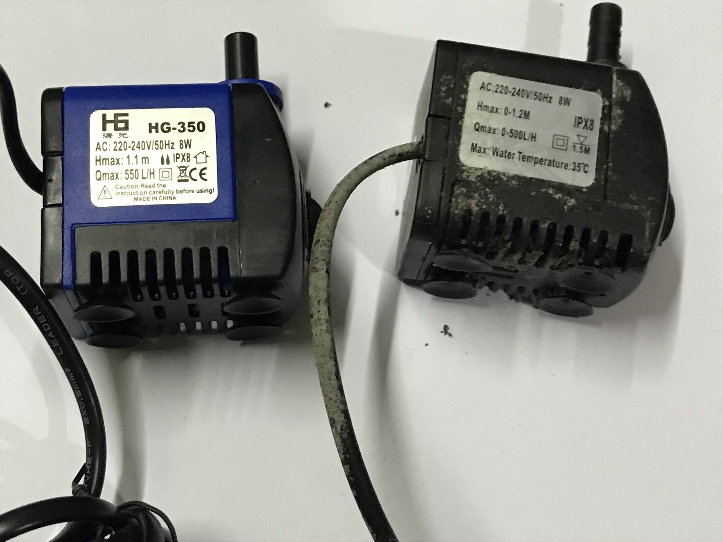 Motor bơm quạt hơi nước 1m1 - 8W