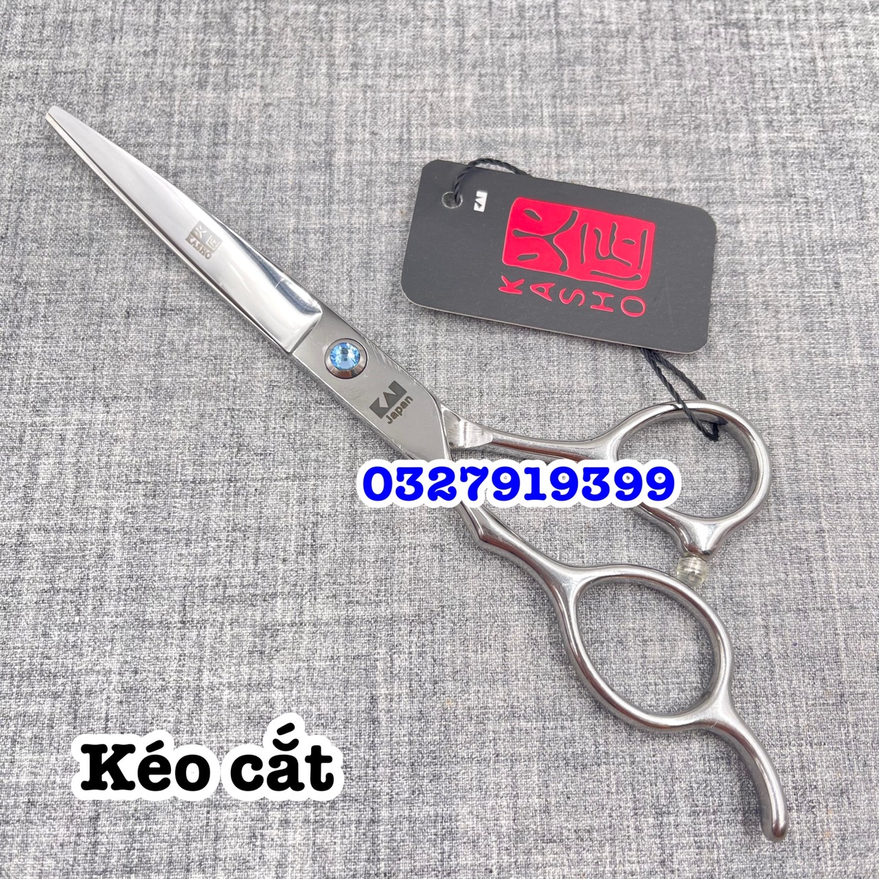 SAKURA Kéo cắt tóc tay trái SAKURA 6.0 in Chất liệu thép S440C Độ cứng trên 62HRC Kèm bao da